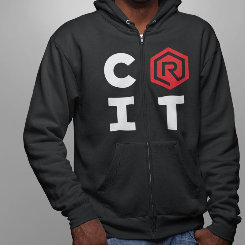 CRIT Logo Zip Hoodie
