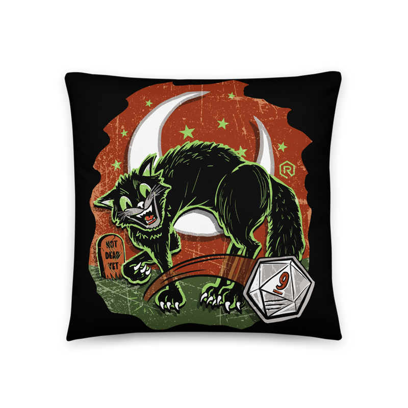Not Dead Yet Pillow | Rollacrit