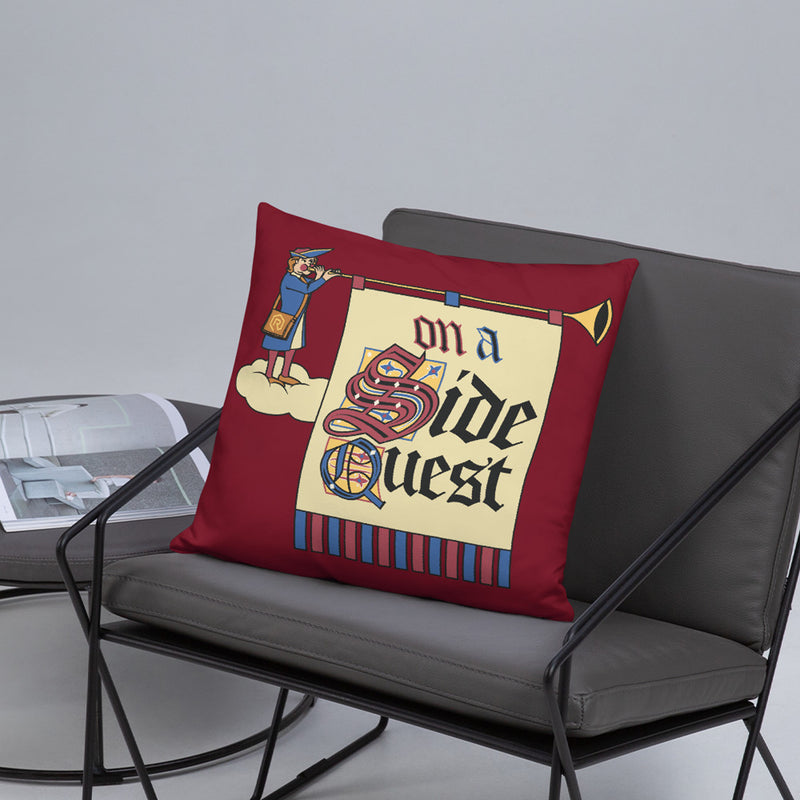 On a Side Quest Pillow
