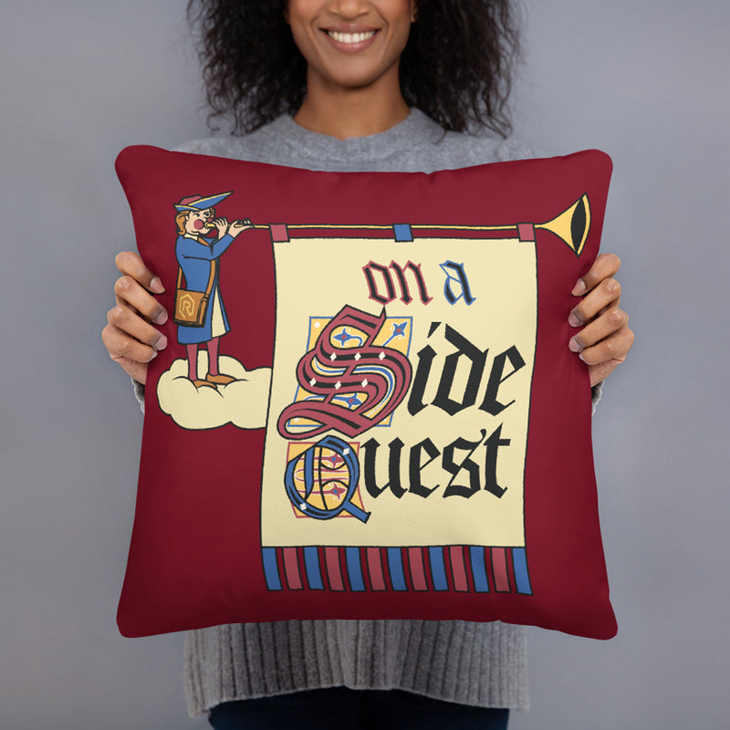 On a Side Quest Pillow