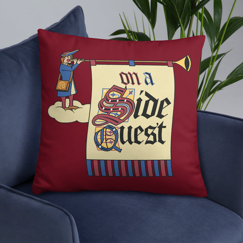 On a Side Quest Pillow