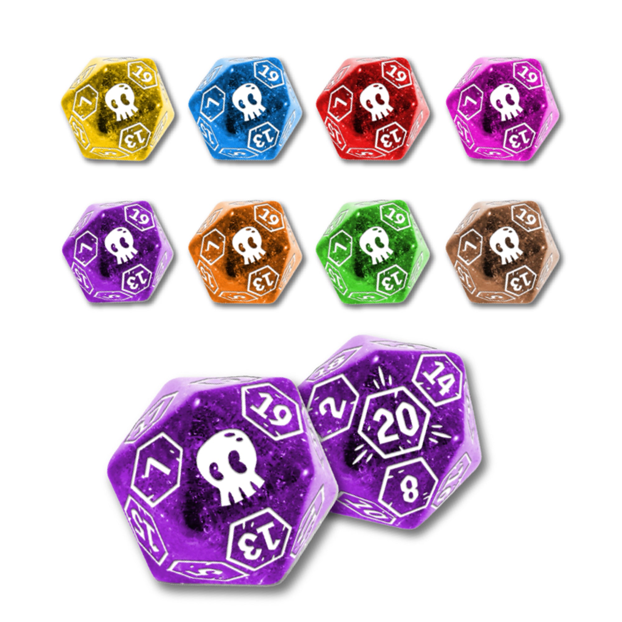 Heroes of Barcadia Standalone Enhanced Dice Set | Rollacrit