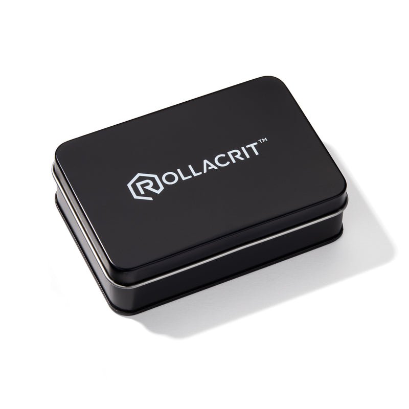 Black Rollacrit Dice Tin | Rollacrit