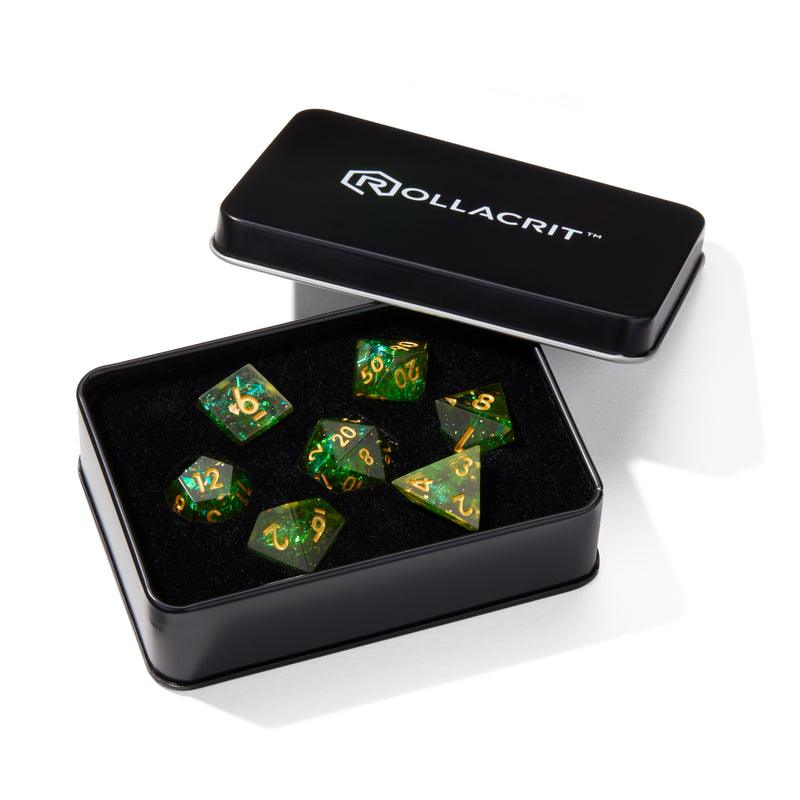 Black Rollacrit Dice Tin | Rollacrit