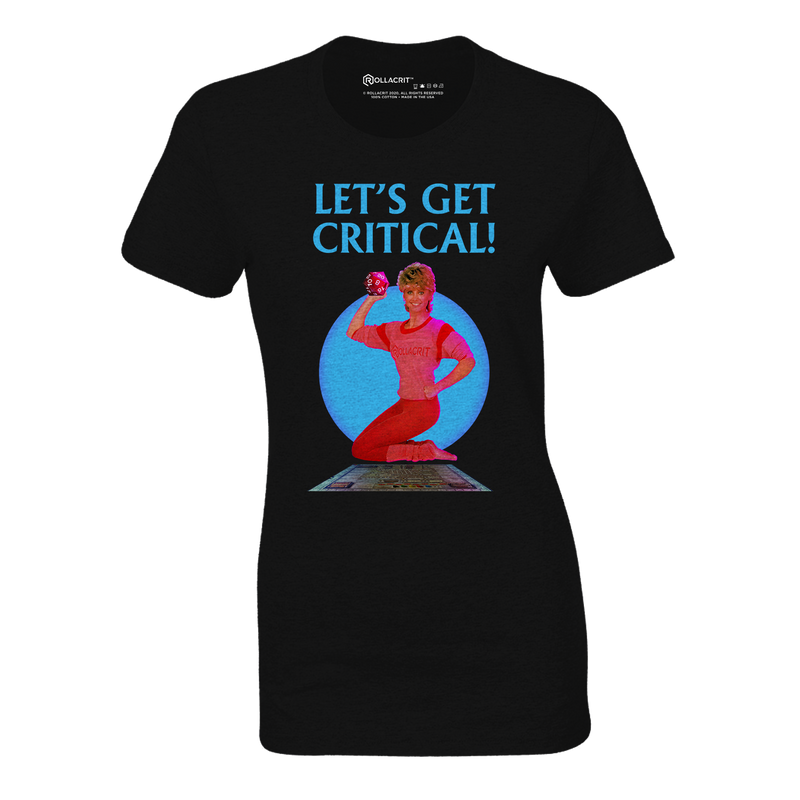 Let's Get Critical Fitted T-shirt | Rollacrit