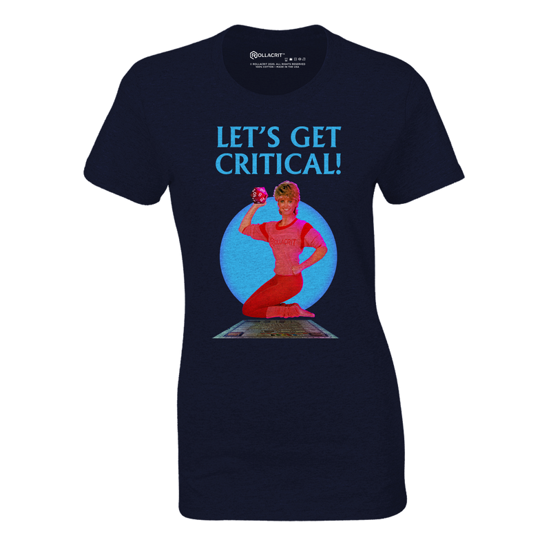 Let's Get Critical Fitted T-shirt | Rollacrit