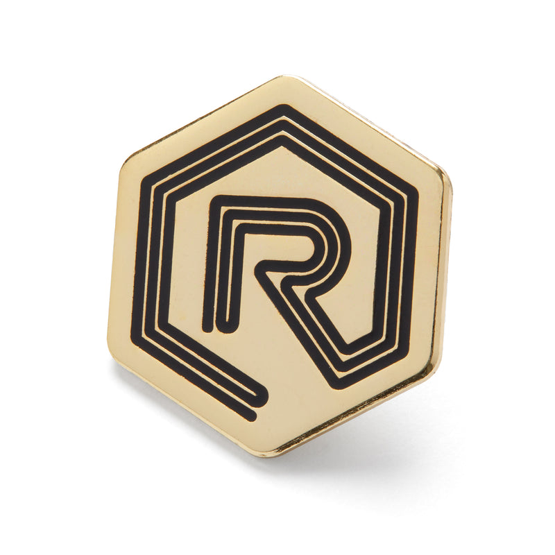 Gold and Black Rollacrit Logo Pin | Rollacrit