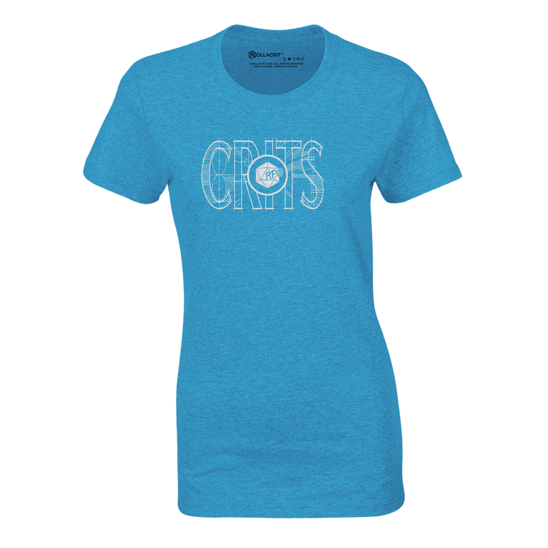 RPG Crits Fitted T-Shirt | Rollacrit
