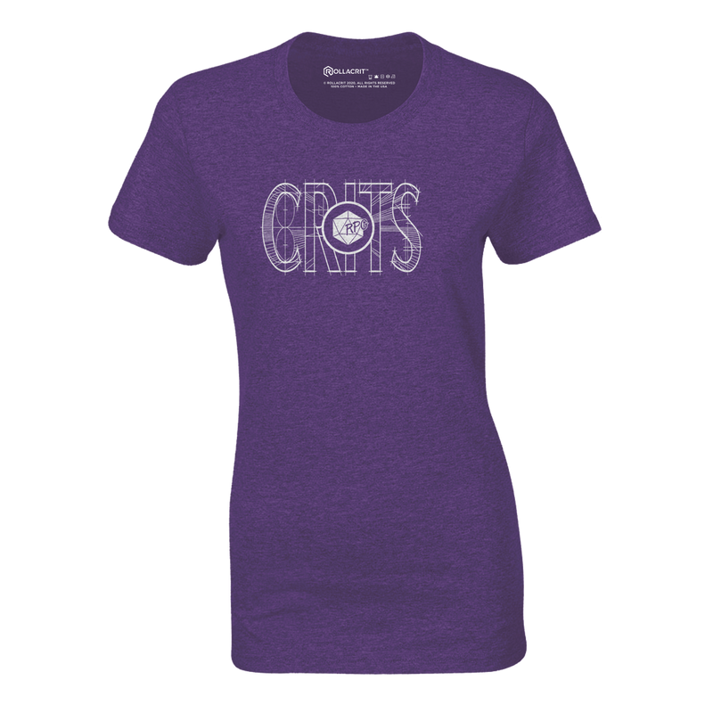 RPG Crits Fitted T-Shirt | Rollacrit