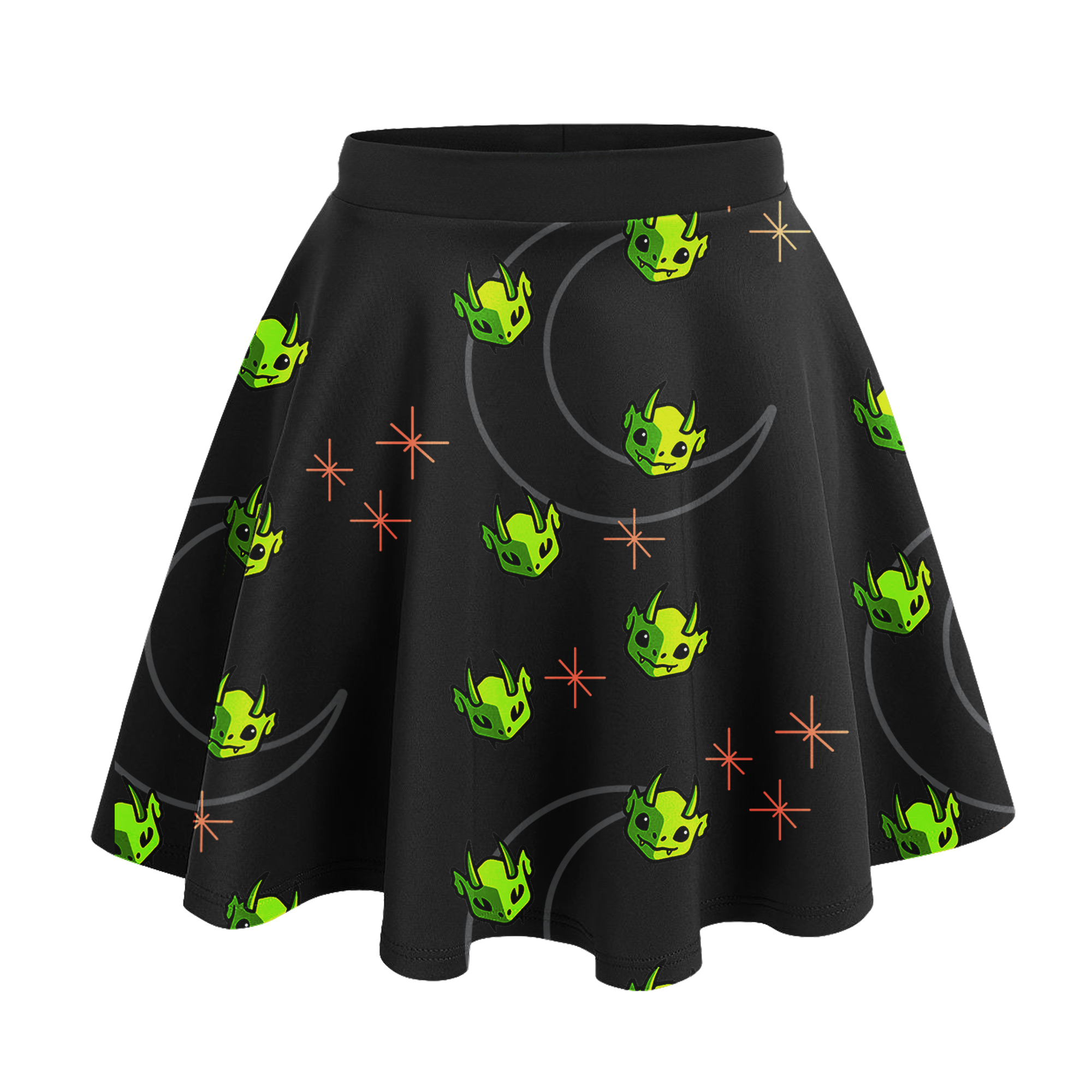 Würfel Moon & Stars Skater Skirt | Rollacrit