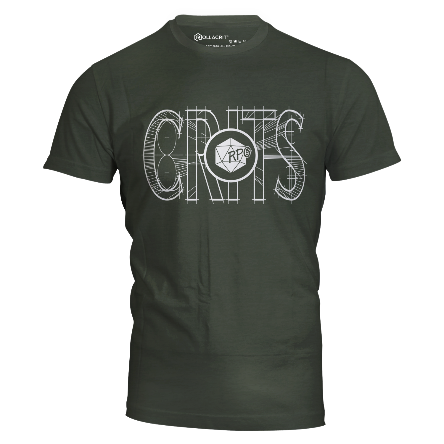 RPG Crits Slim Fit T-Shirt | Rollacrit