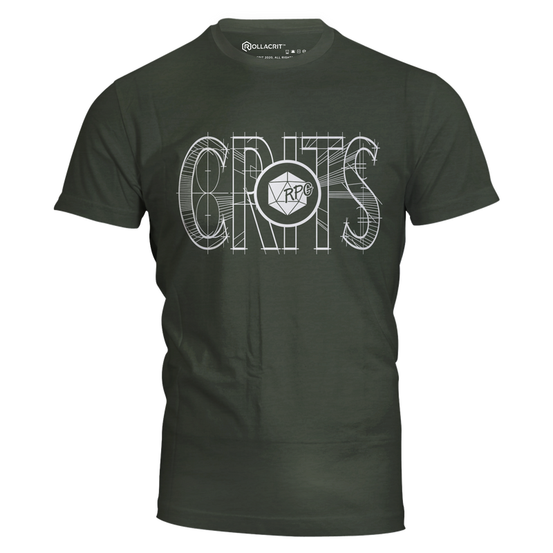 RPG Crits Slim Fit T-Shirt | Rollacrit