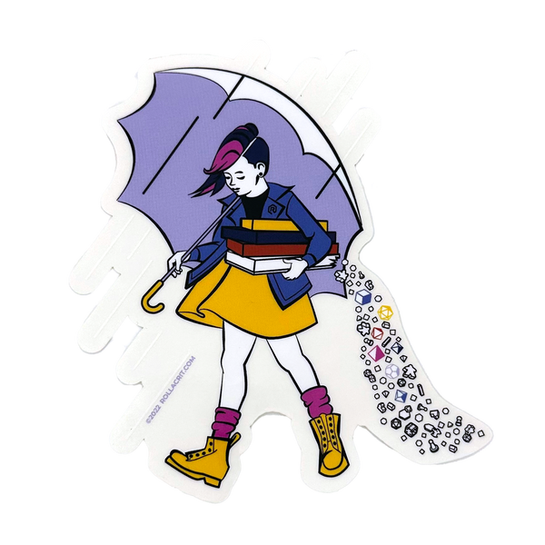 Salty Gamer Girl Sticker | Rollacrit