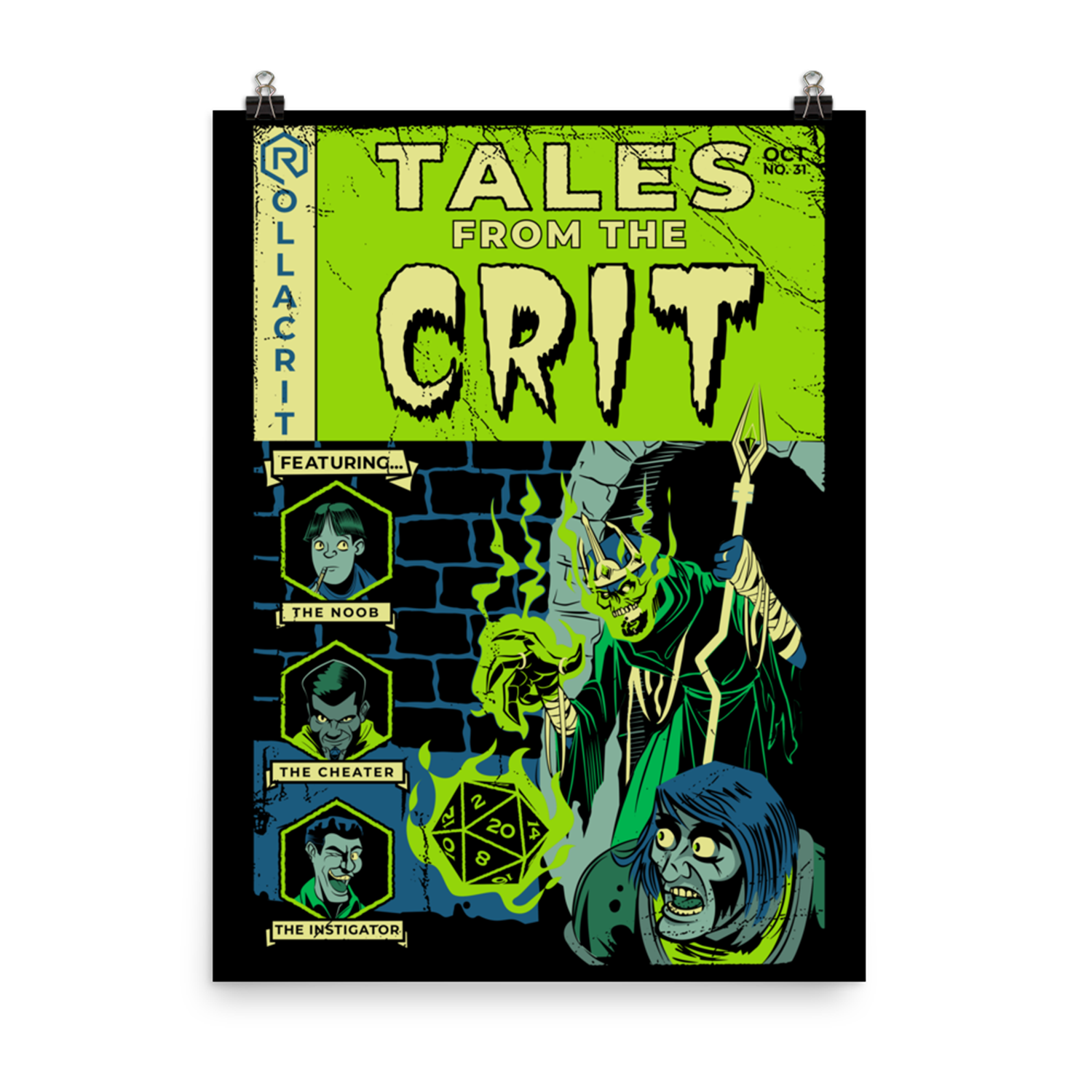 Tales From the Crit Poster | Rollacrit