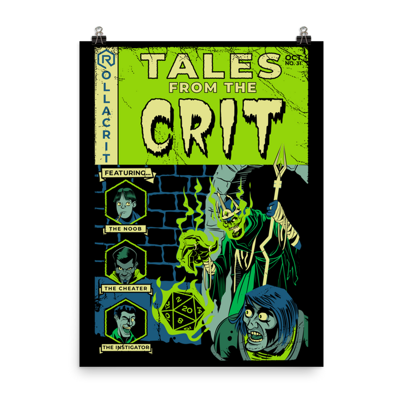 Tales From the Crit Poster | Rollacrit