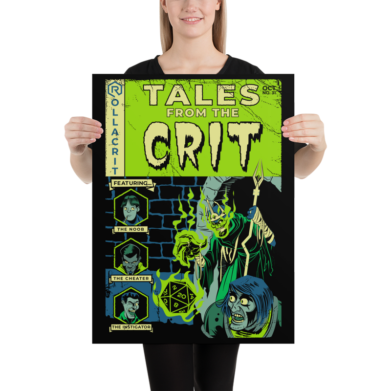 Tales From the Crit Poster | Rollacrit