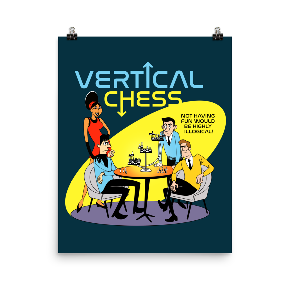 Vertical Chess Poster