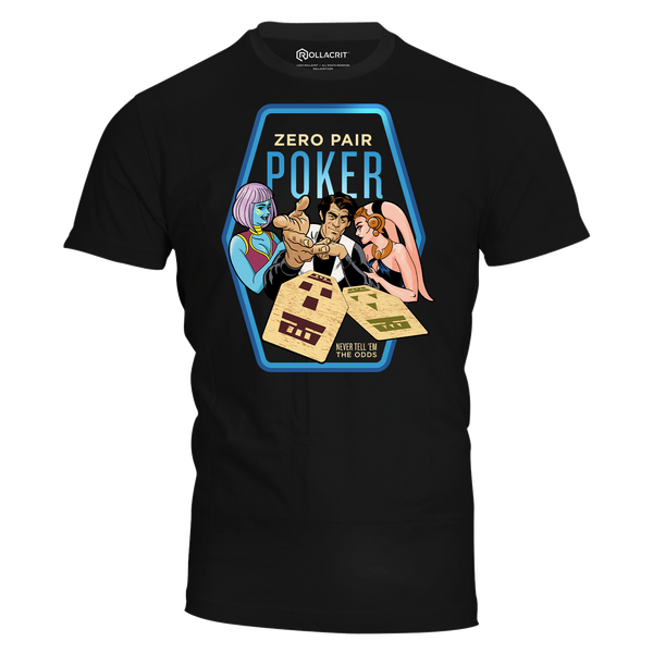 Zero Pair Poker T-Shirt | Rollacrit