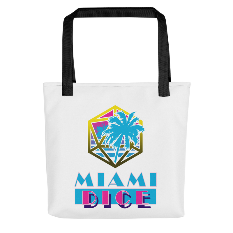 Miami Dice Tote Bag | Rollacrit