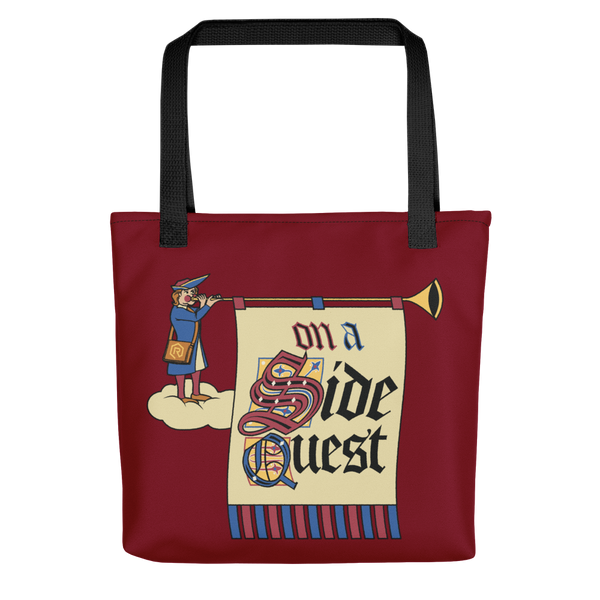 On a Side Quest Tote Bag | Rollacrit