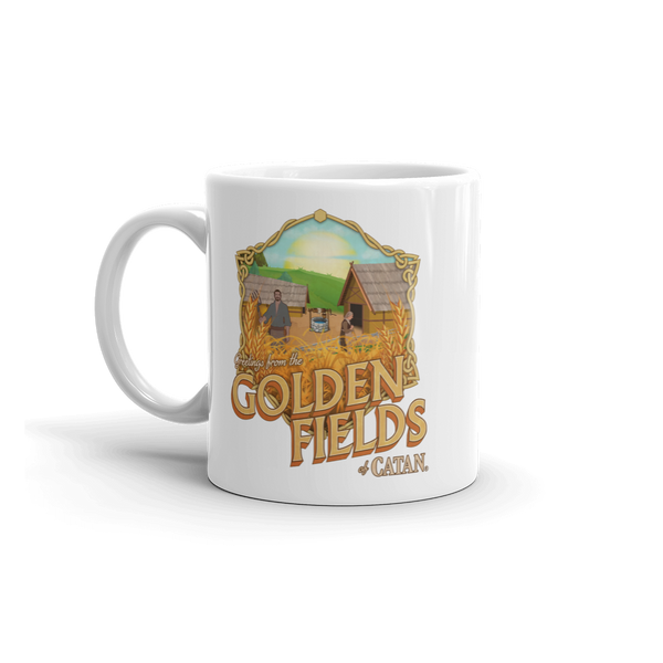 Greetings from Catan: Golden Fields Mug | Rollacrit