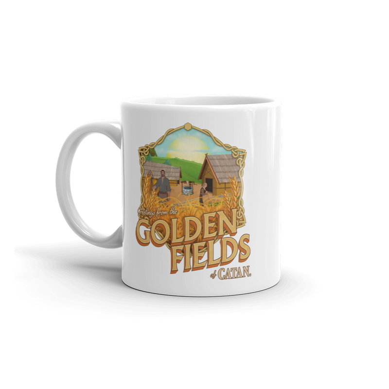 Greetings from Catan: Golden Fields Mug | Rollacrit