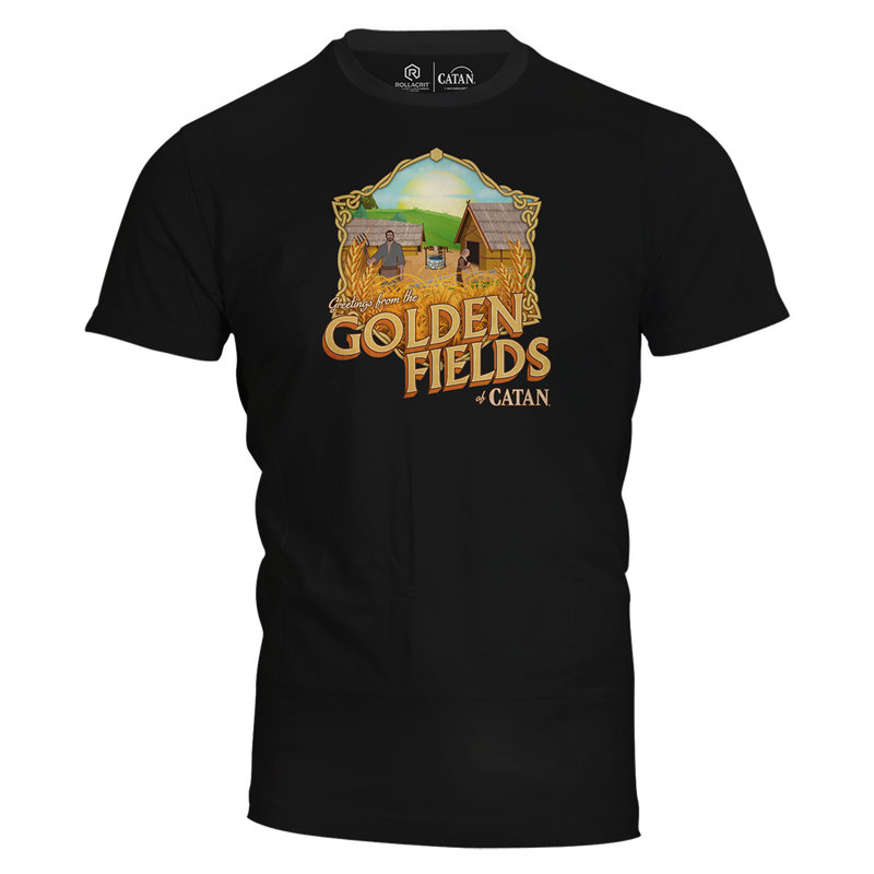 Greetings from Catan: Golden Fields T-Shirt | Rollacrit