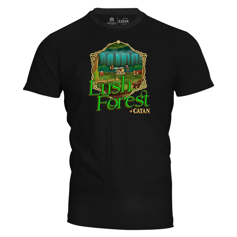 Greetings from Catan: Lush Forest T-Shirt | Rollacrit