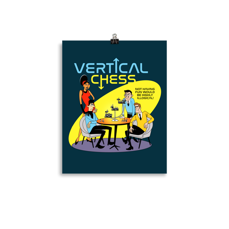 Vertical Chess Poster