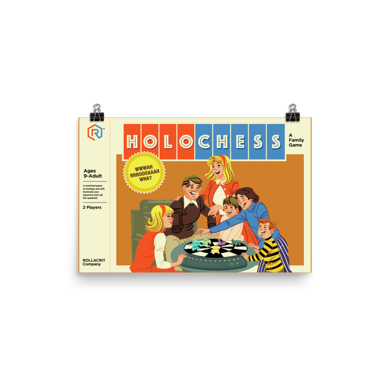 Holo Chess Poster | Rollacrit