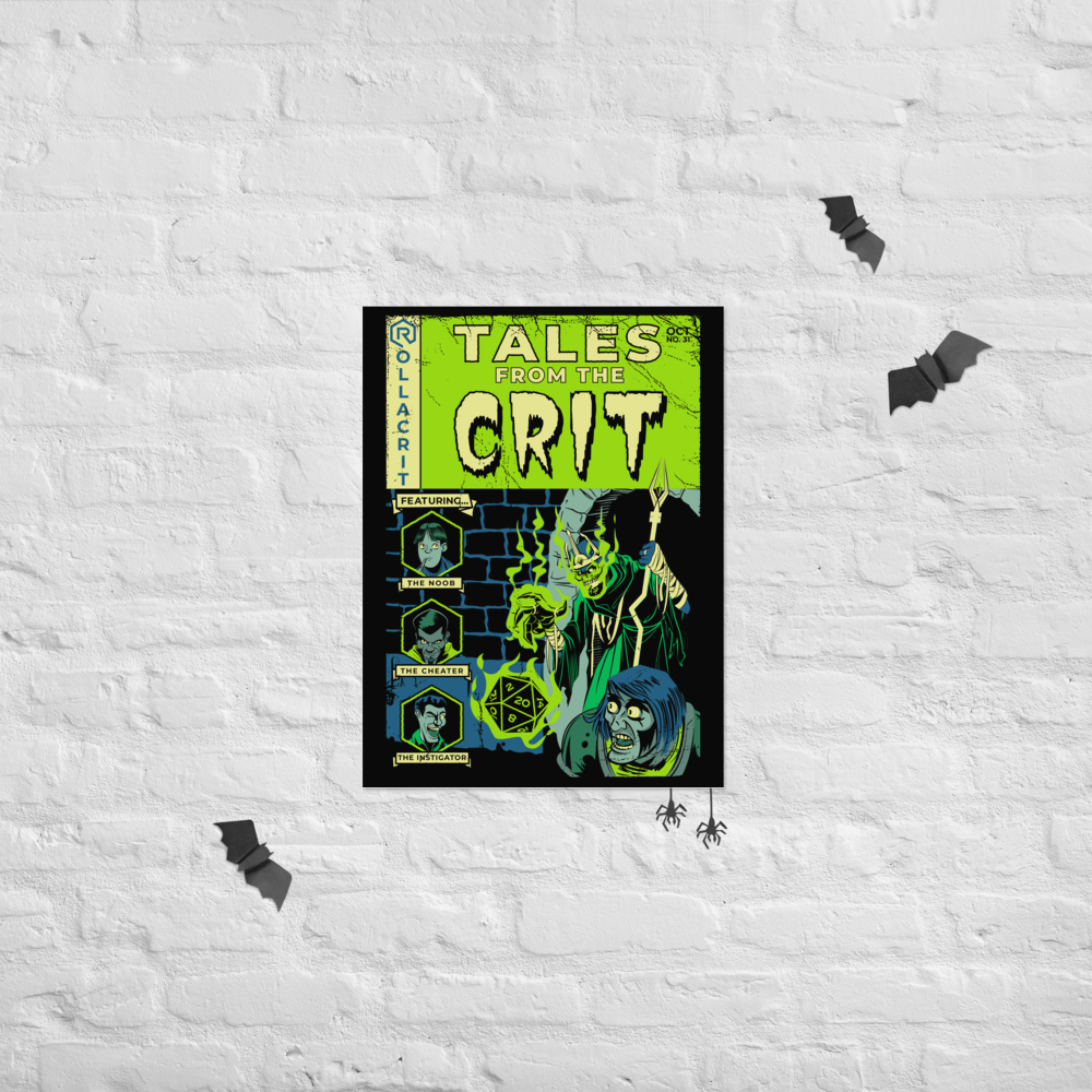 Tales From the Crit Poster | Rollacrit
