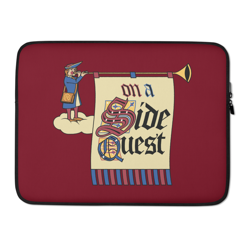 On a Side Quest Laptop Sleeve | Rollacrit