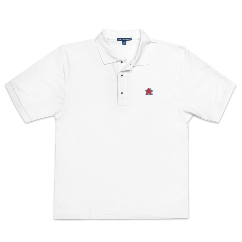 Meeple Embroidered Polo | Rollacrit