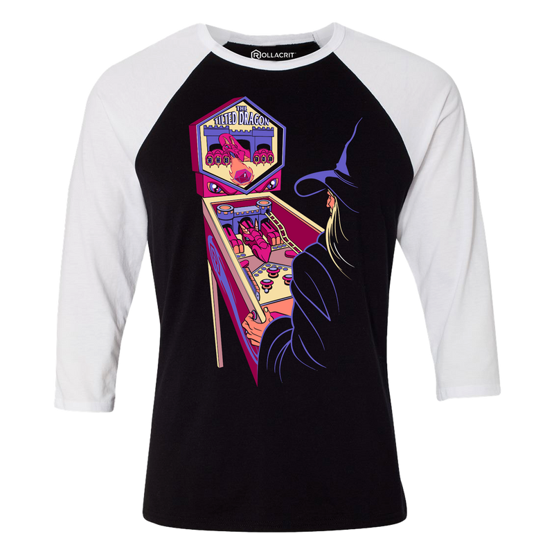 Pinball Wizard 3/4 Sleeve Raglan Shirt | Rollacrit