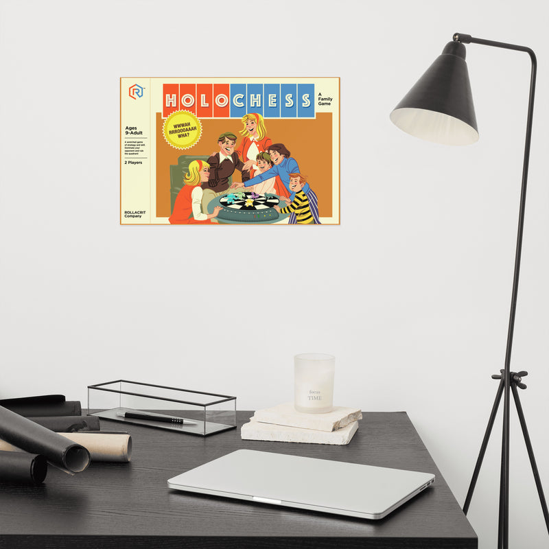Holo Chess Poster | Rollacrit