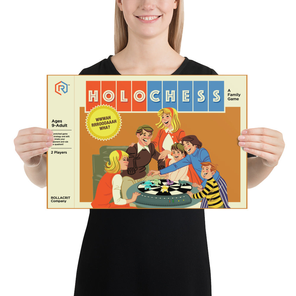 Holo Chess Poster | Rollacrit