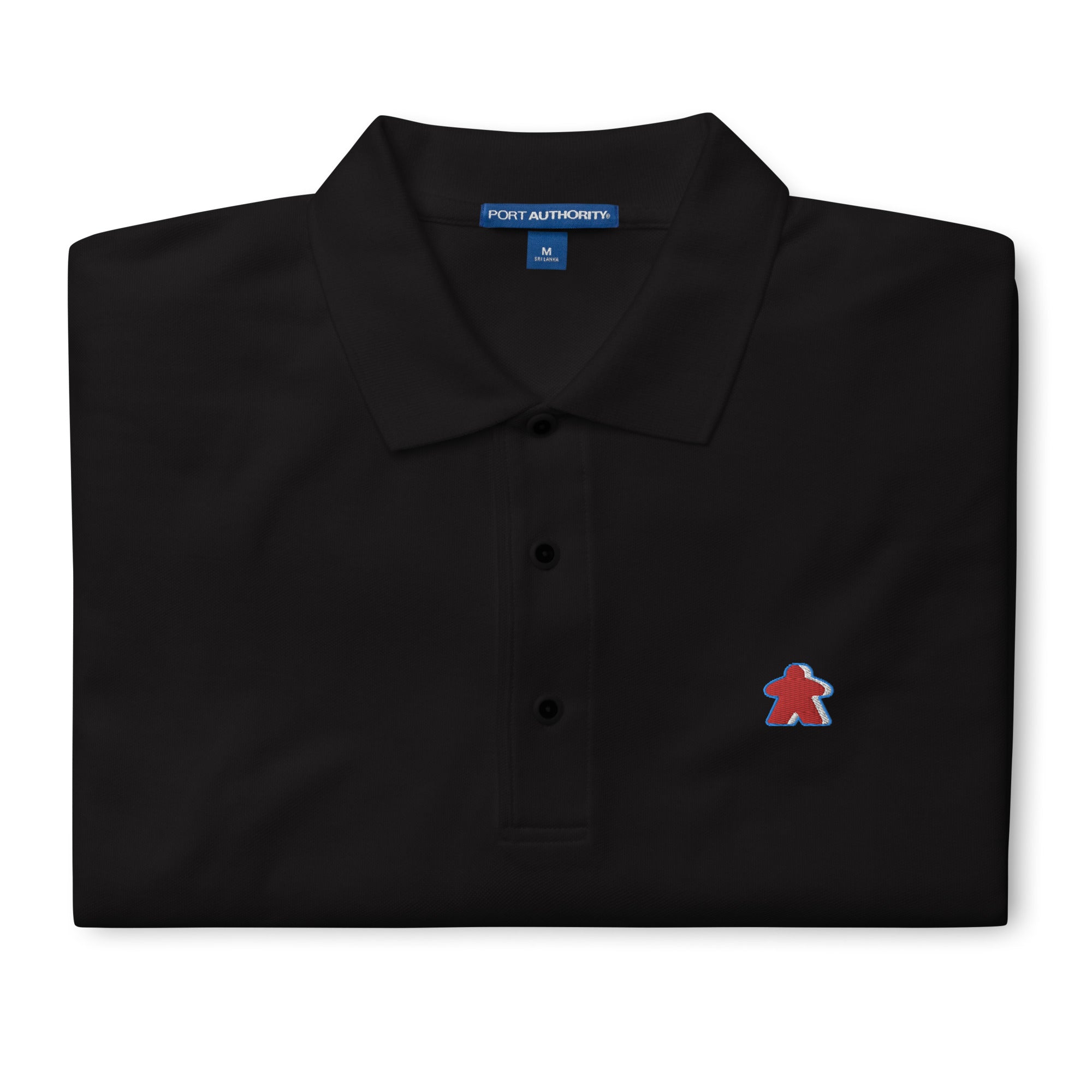 Meeple Embroidered Polo | Rollacrit