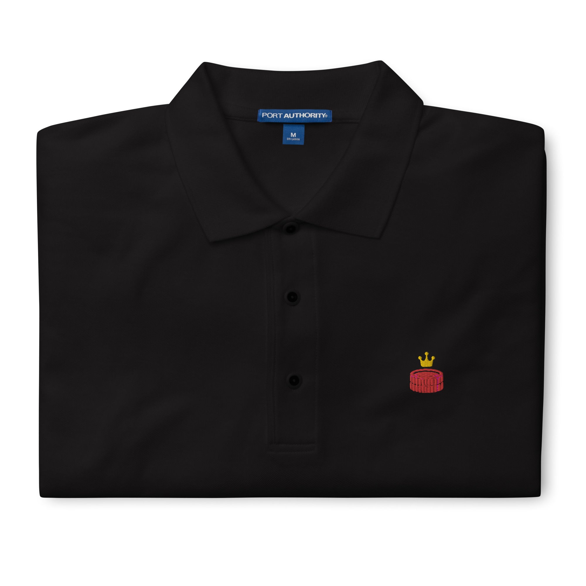 King Me Embroidered Polo | Rollacrit