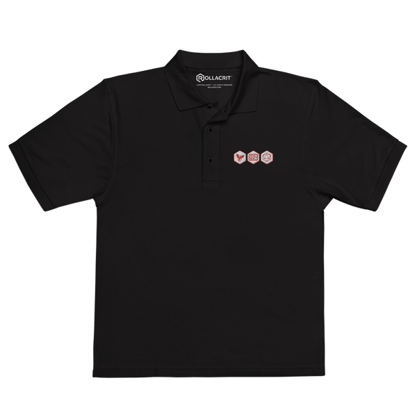 Gen Con Icons Embroidered Polo | Rollacrit