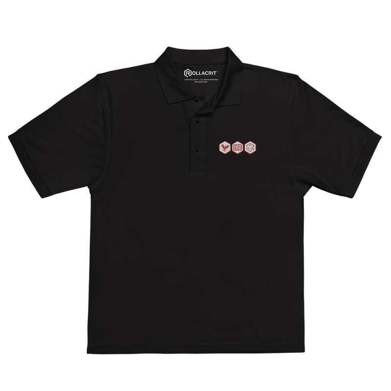 Gen Con Icons Embroidered Polo | Rollacrit