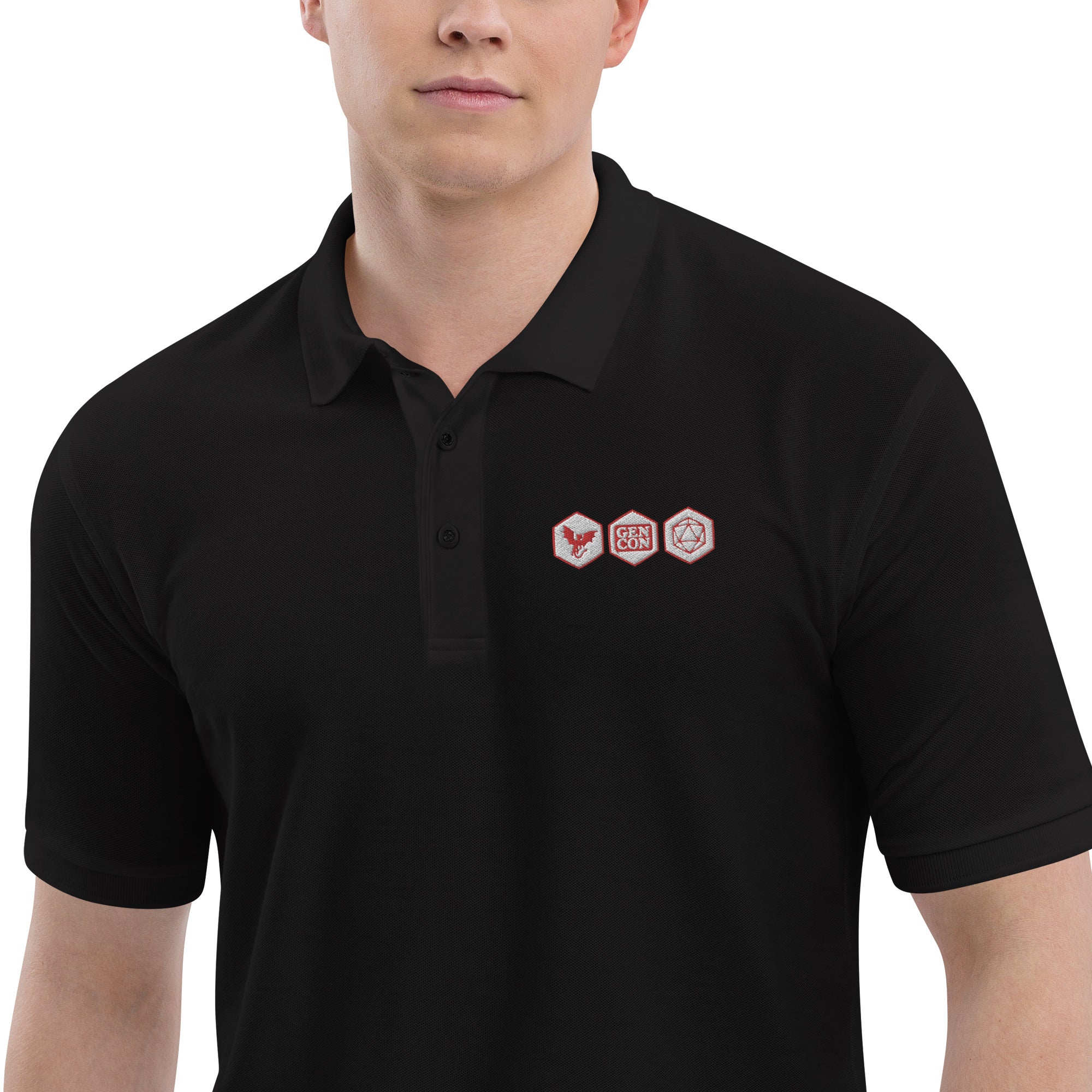 Gen Con Icons Embroidered Polo | Rollacrit