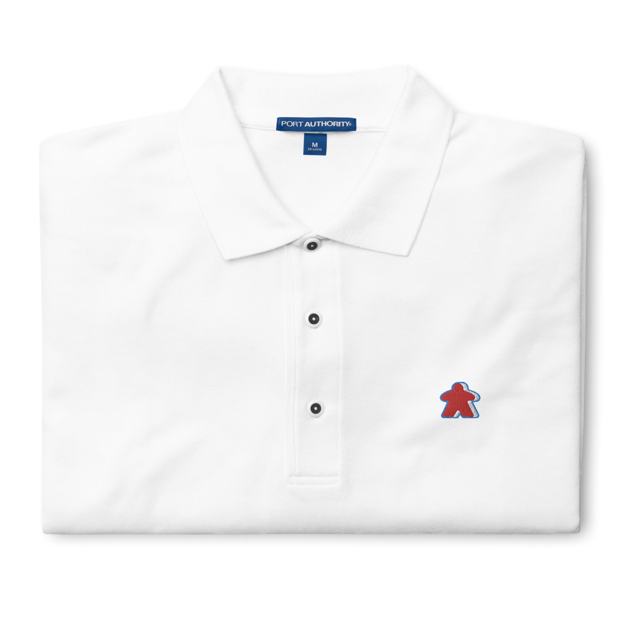 Meeple Embroidered Polo | Rollacrit