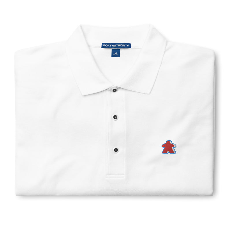 Meeple Embroidered Polo | Rollacrit