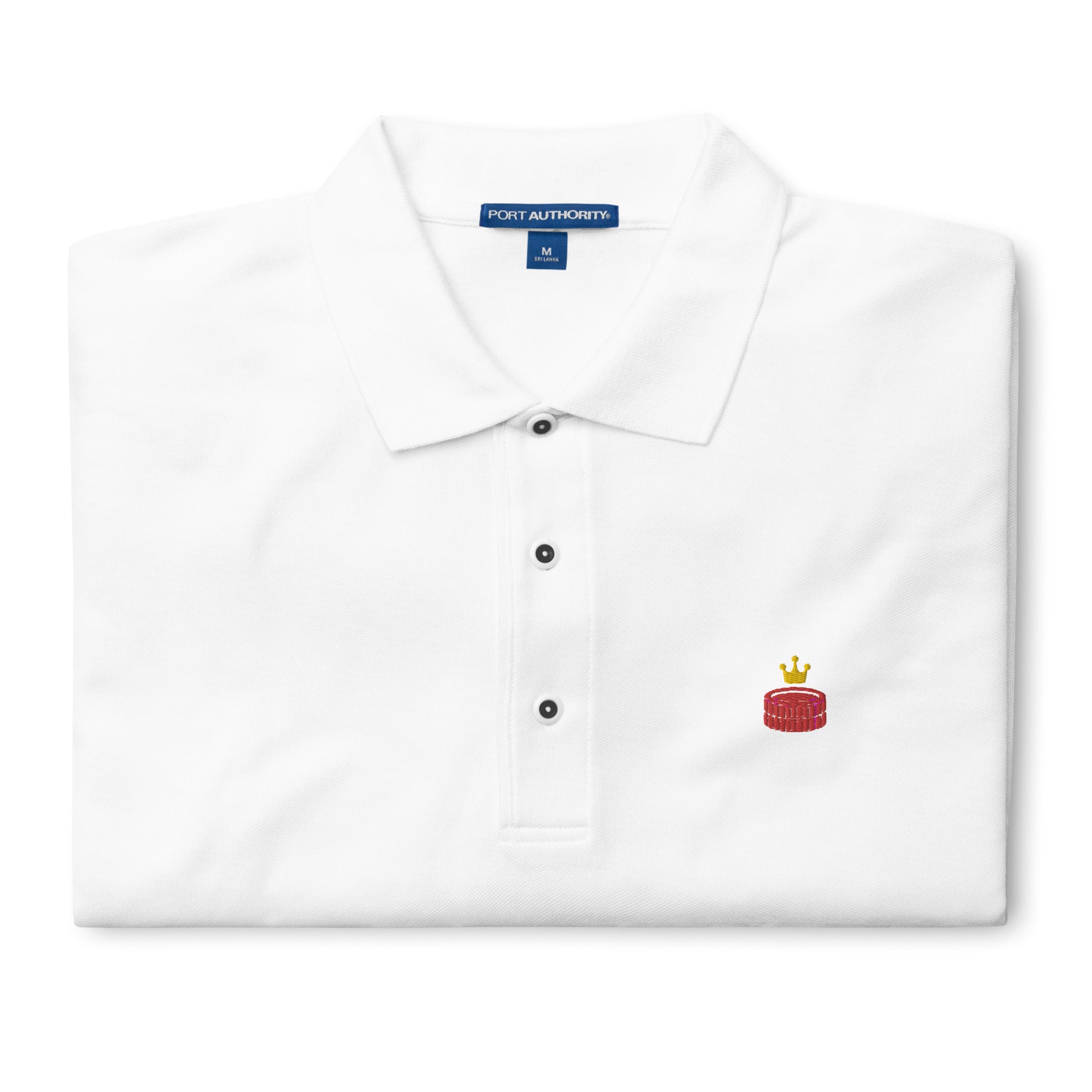 King Me Embroidered Polo | Rollacrit