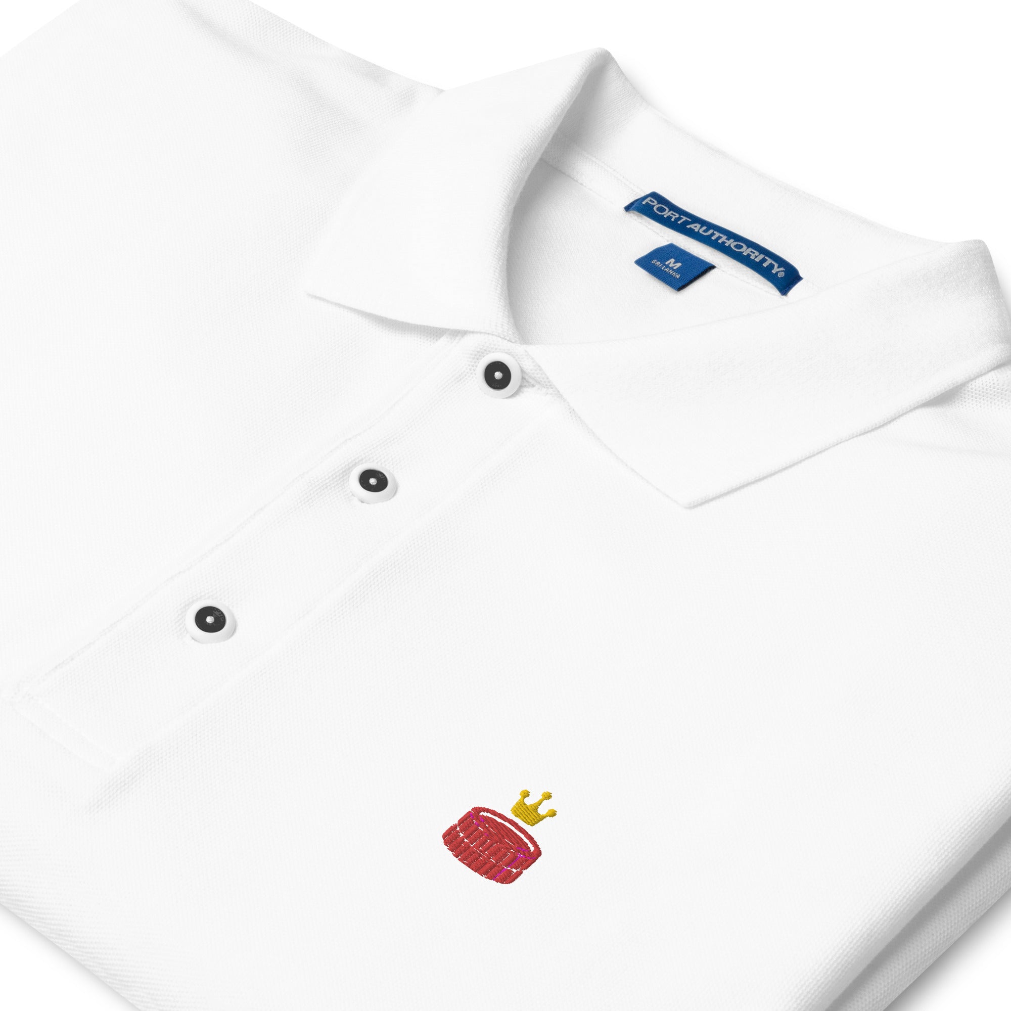 King Me Embroidered Polo | Rollacrit