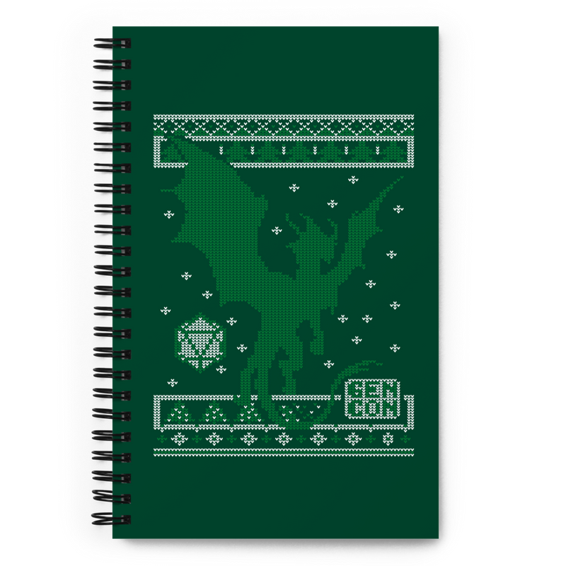 Gen Con Holiday Spiral Notebook