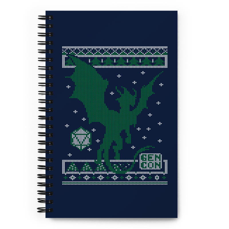 Gen Con Holiday Spiral Notebook