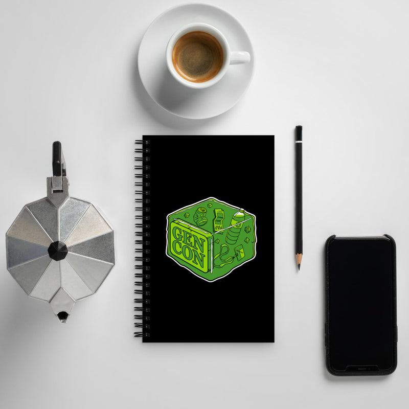 Gen Con Gelatinous Cube Spiral Notebook | Rollacrit