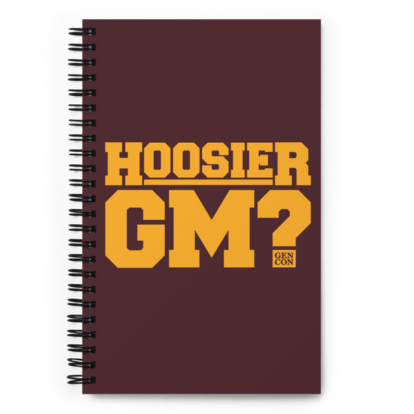 Gen Con Hoosier GM? Spiral Notebook | Rollacrit