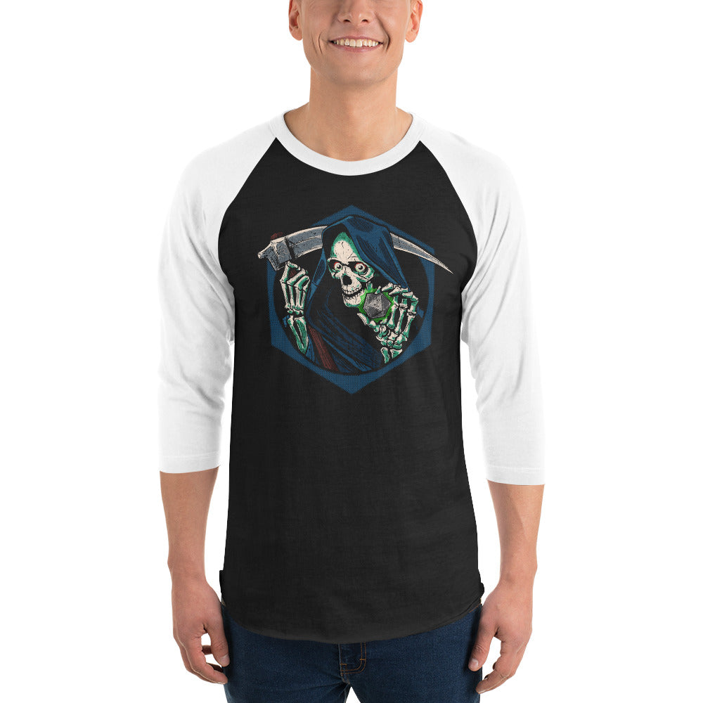 Grim Roller 3/4 Sleeve Raglan Shirt | Rollacrit